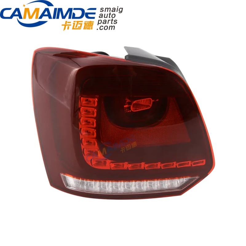 Volkswagen POLO 2010 Yellow Red Tail Lights Car Lighting