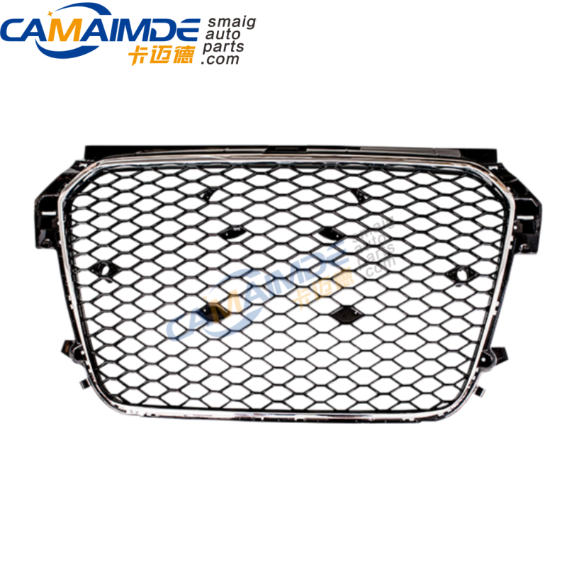 RS1 LOOK GRILL 8X 2010-2014 FRONT GRILLE FOR AUDI