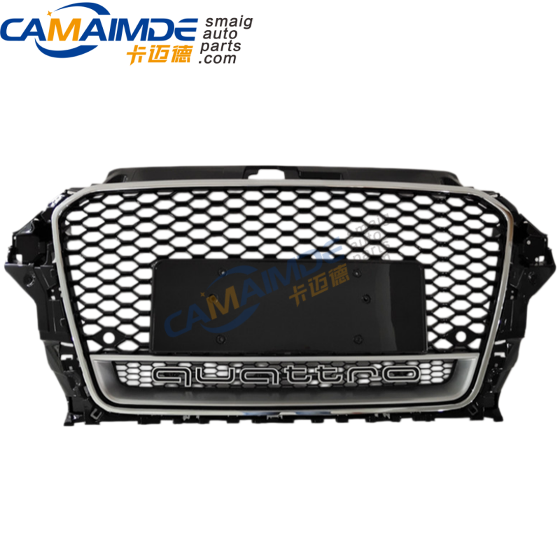 RS3 LOOK GRILL 8V 2012-2014 FRONT GRILLE FOR AUDI CLEAN MESH