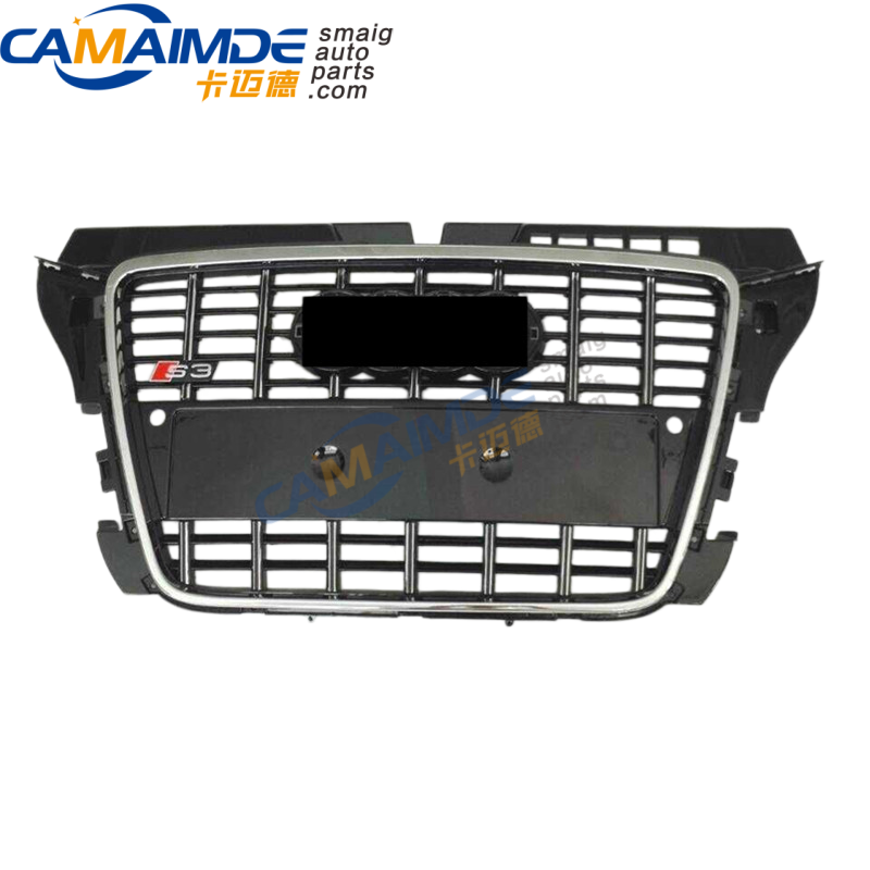 S3 STYLE FRONT BUMPER GRILLE FOR AUDI A3 2007-2011 8P