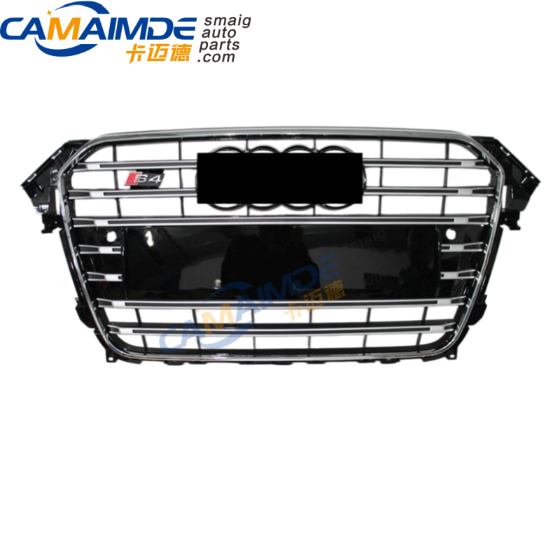 S STYLE FRONT BUMPER GRILLE FOR AUDI A4 2012-2014 B8.5S4