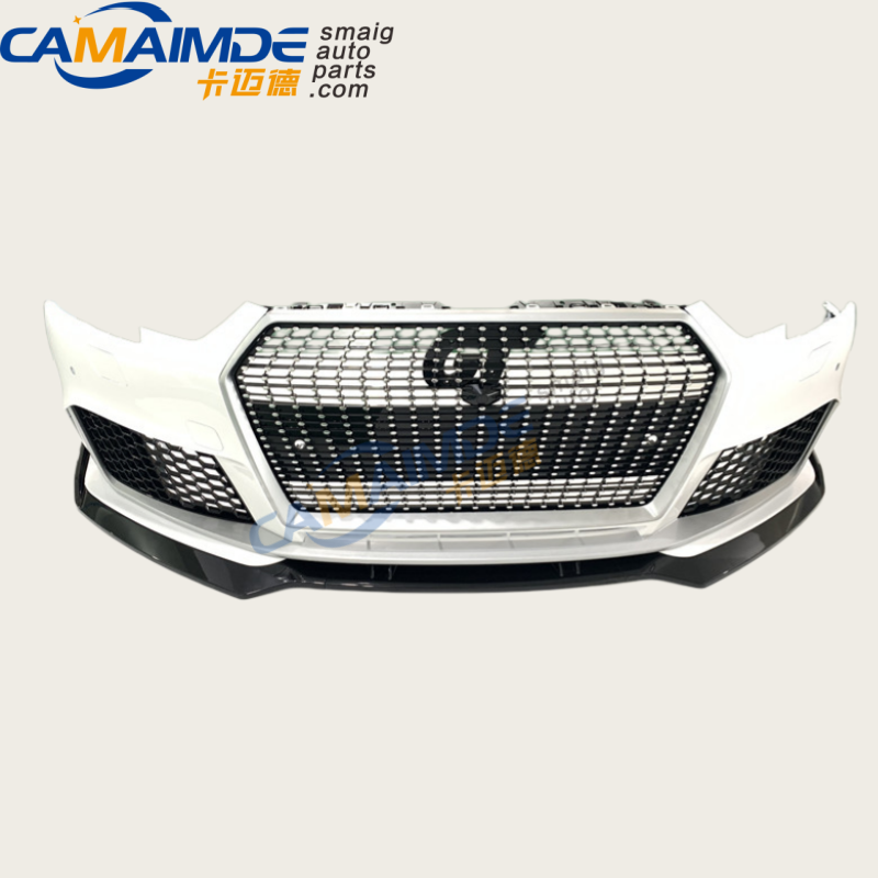 FRONT LIP SPLITTER FOR AUDI A4 BUMPER 2015-2017