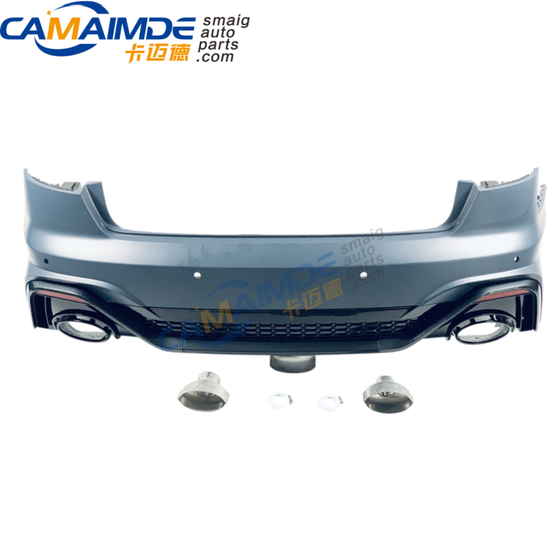 RS4 STYLE BACK BUMPER FIT AUDI 2019-2021