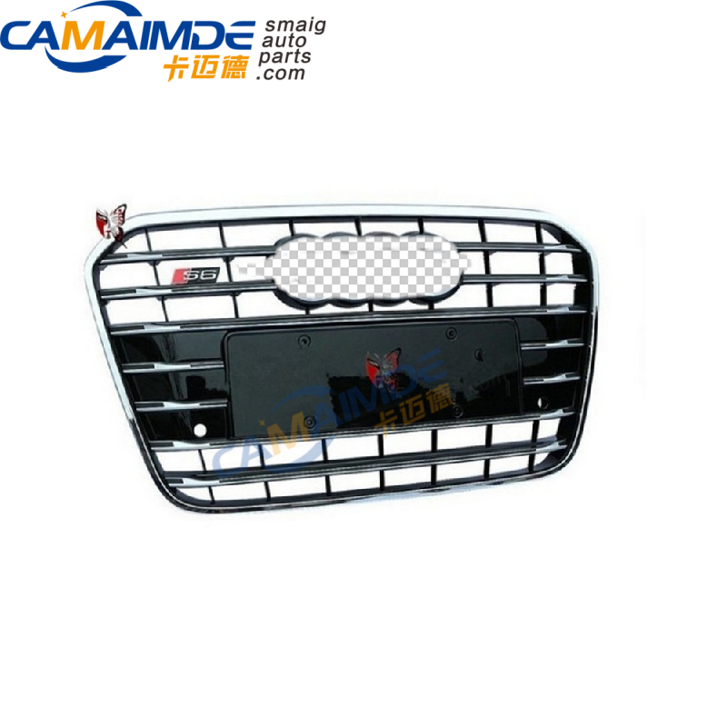 S STYLE FRONT BUMPER GRILLE FOR AUDI A6 2012-2014 C7S6