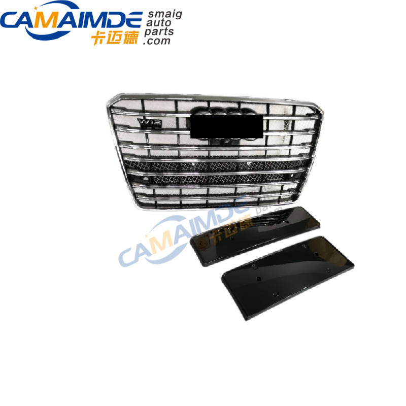 W12 LOOKING FRONT BUMPER GRILLE FOR AUDI A8 2014-2017