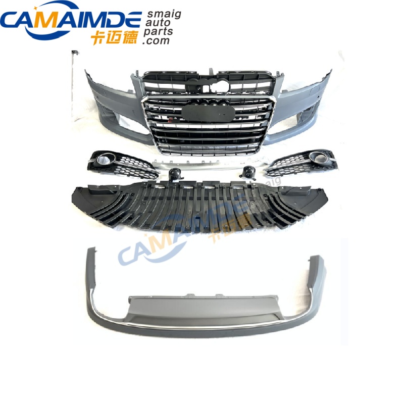 D4 PA S8 STYLE FRONT BUMPER WITH GRILLE BODY KIT