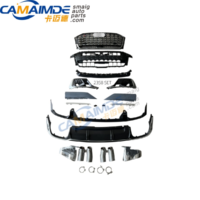 S8 STYLE UPGRADE GRILLE AND DIFFUSER SET
