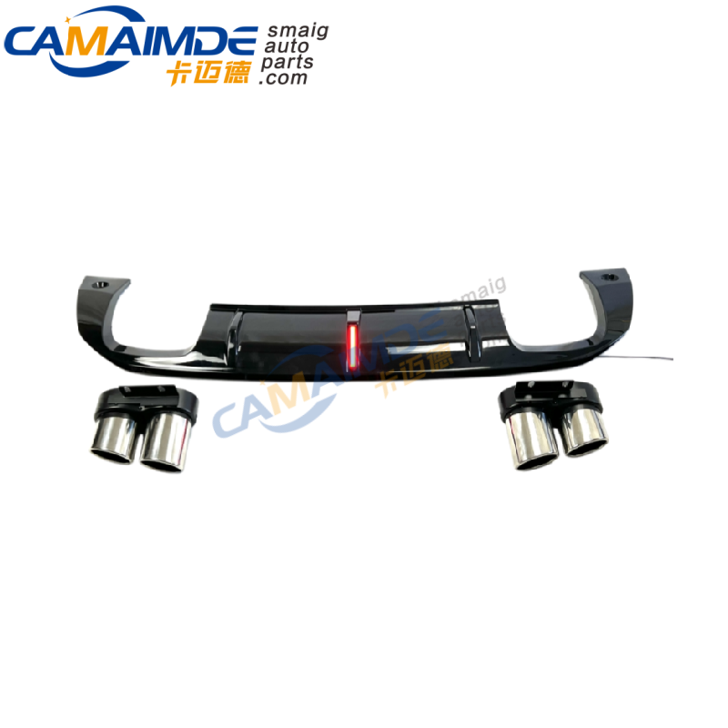 SQ2 REAR DIFFUSER WITH EXHAUST PIPES