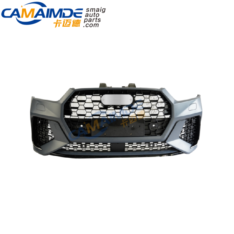 RSQ3 LOOKING FRONT BUMPER WITH GRILLE FOR 2013-2018 OLD TO NEW