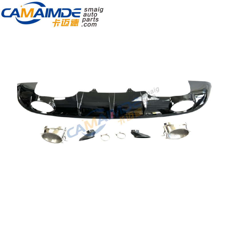 RSQ5 LOOKING REAR DIFFUSER WITH EXHAUST PIPES FIT AUDI Q5