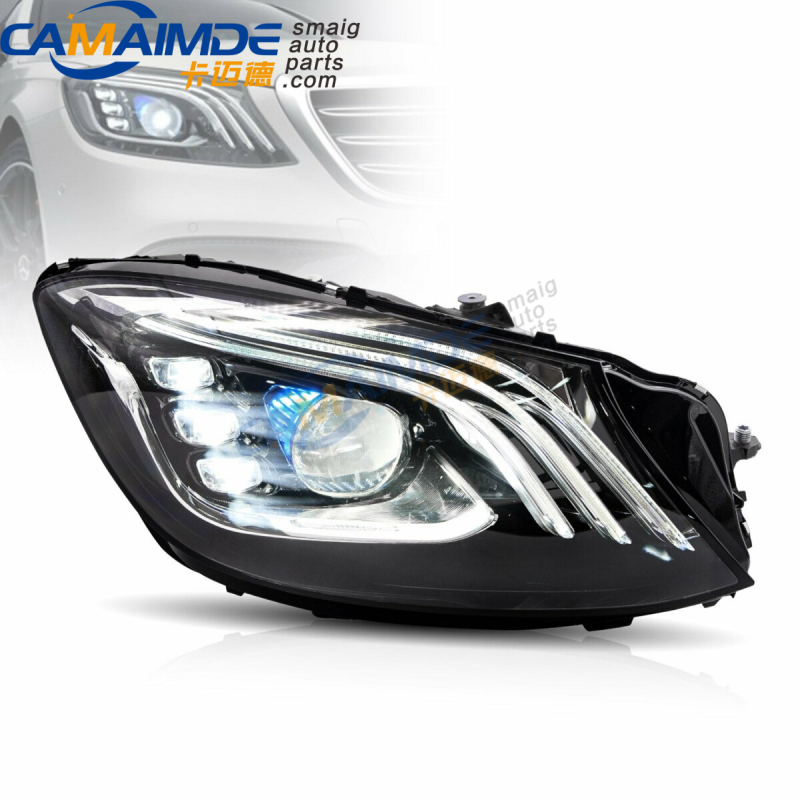 High Configuration LED Headlight Assembly Fit Mercedes S Class W222 2014-2020