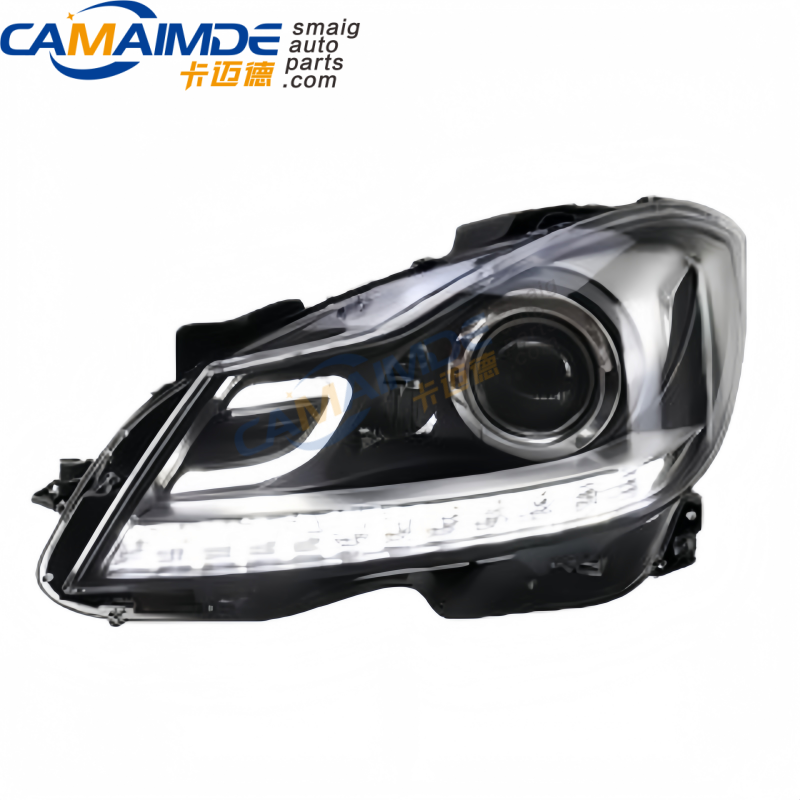 Front LED Headlight Assembly Fit Mercedes C Class W204 2007-2014